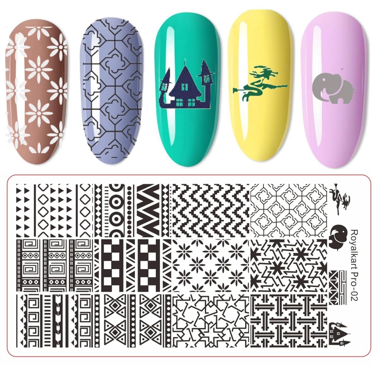 Nail Art Combo Kit For Women | Professional Nail Art Series (Pro-02) Nail Art Combo- #Royalkart#art