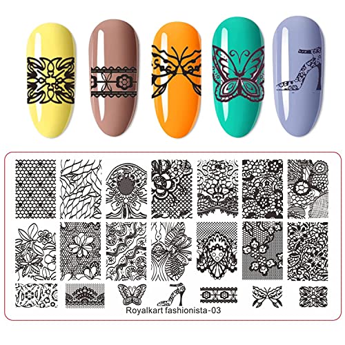 Nail Art Combo Kits- Fashionista Series Nail Art Combo- #Royalkart#Fashionista Collection
