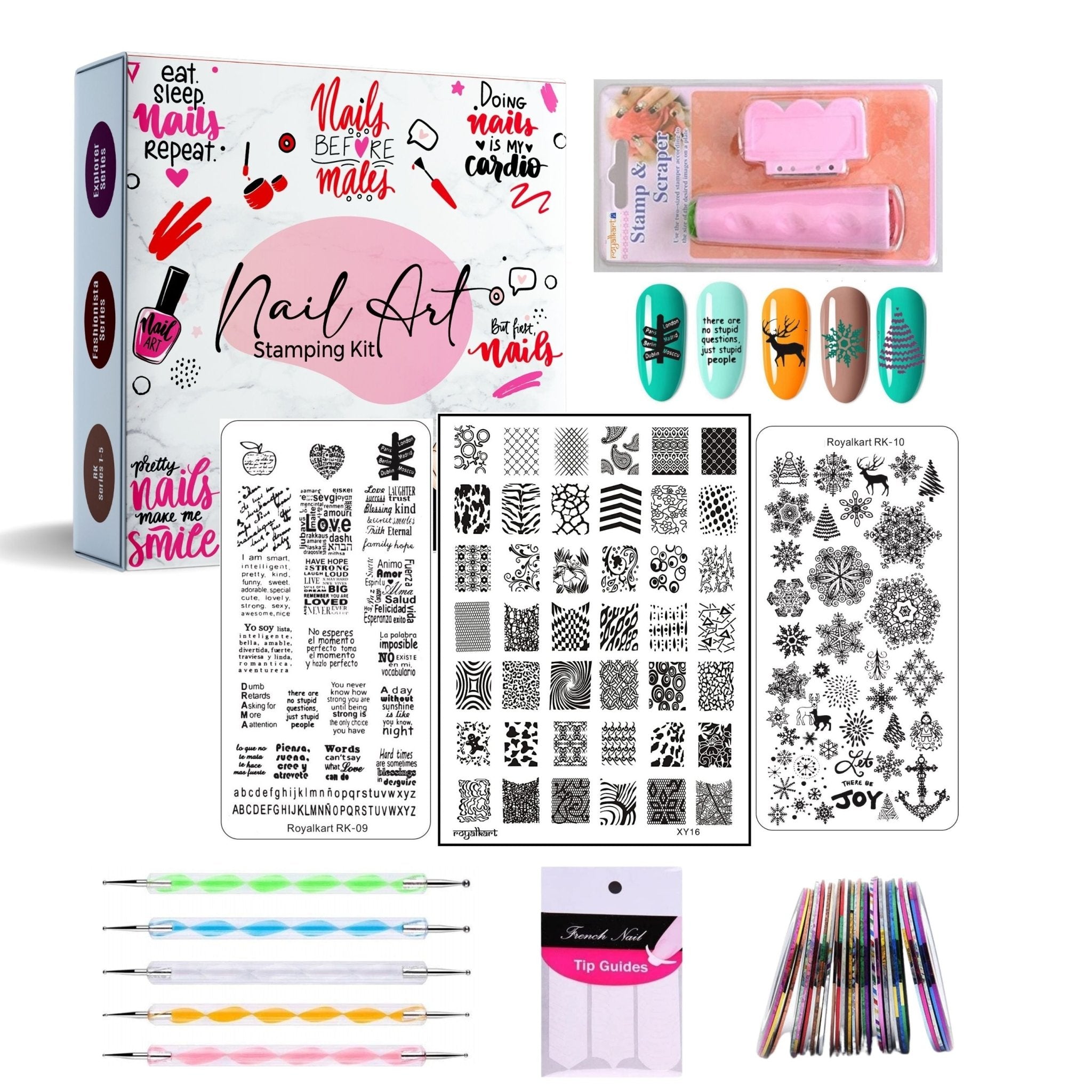 Buy D.B.Z. Nail Art Tools All in one Complete Nail Art Kit for Home use ,  Learners & Professional. Online at Low Prices in India - Amazon.in