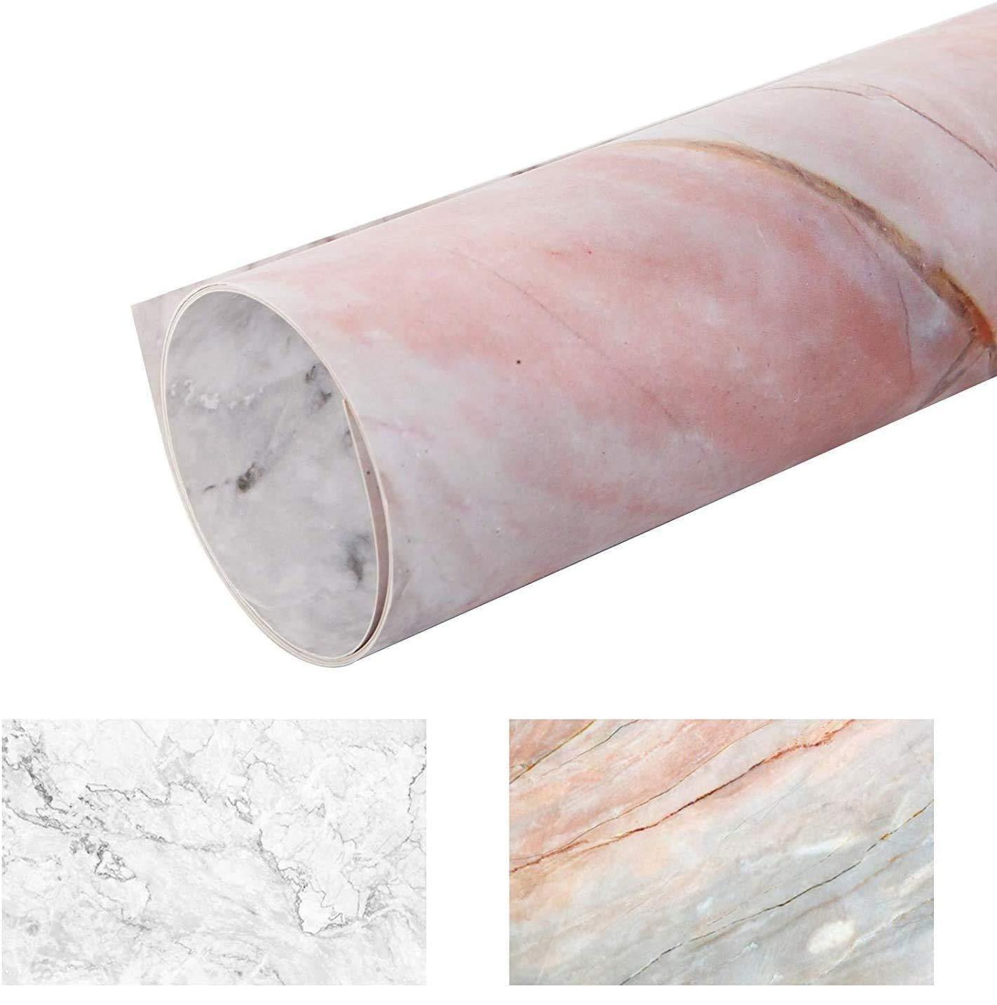 Photography Backdrop White Marble & Pink Marble Pack 2 Photography Backdrop- Royalkart - The Urban Store