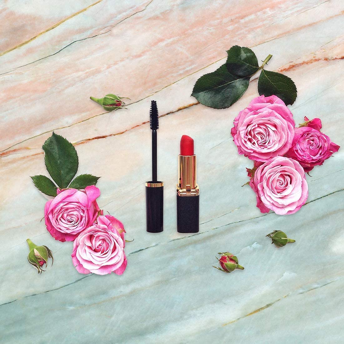 Pink Marble & Black Marble Backdrop Pack-2 Photography Backdrop- Royalkart - The Urban Store