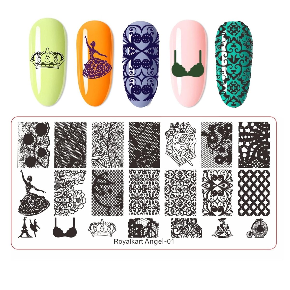 Professional Nail Art Kit- (ANGEL-01) Nail Art Combo- #Royalkart#Angel Collection