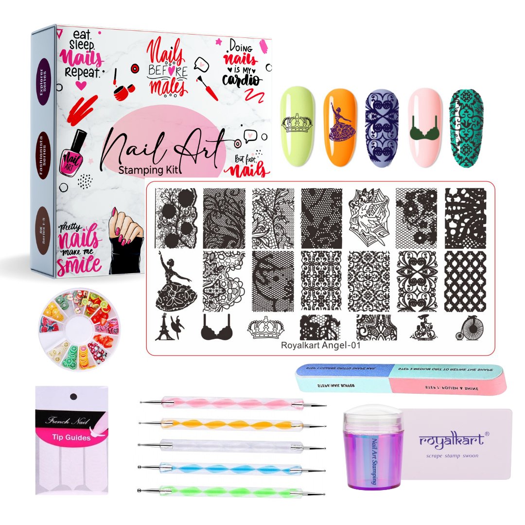 Professional Nail Art Kit- (ANGEL-01) Nail Art Combo- #Royalkart#Angel Collection