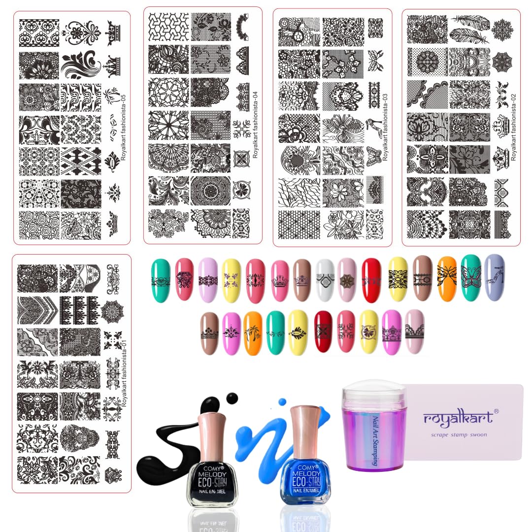 Professional Nail Art Kit- Fashionista Nail Art Combo- #Royalkart#art