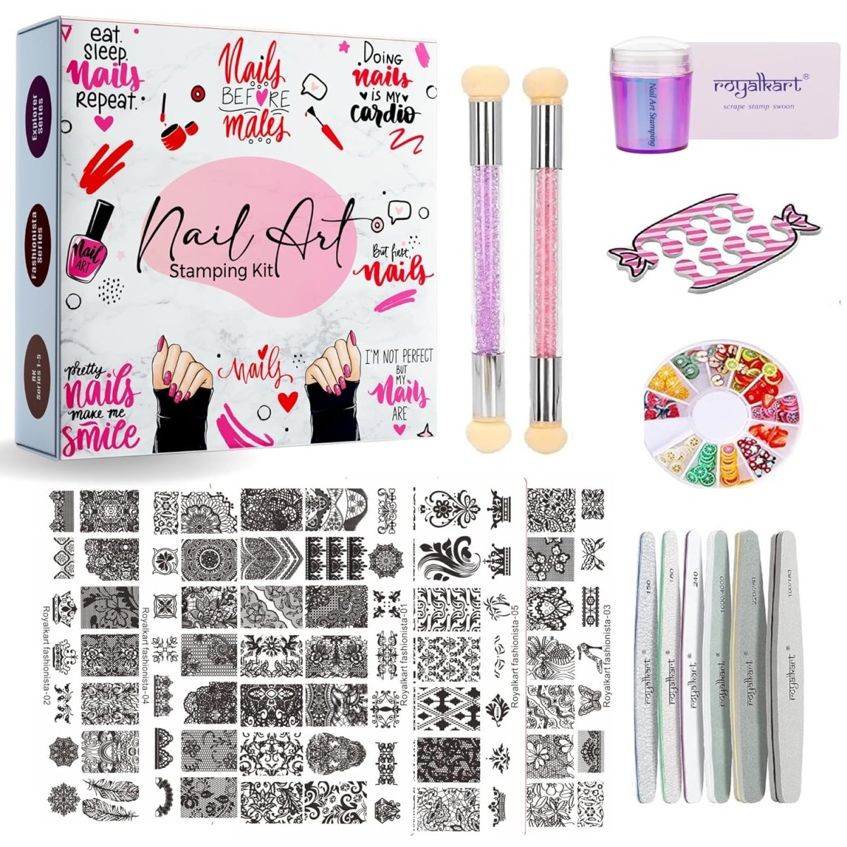 Sweety Girl Nail Art Store Pro Acrylic Nail Kit With Lamp Dryer Full  Manicure India | Ubuy