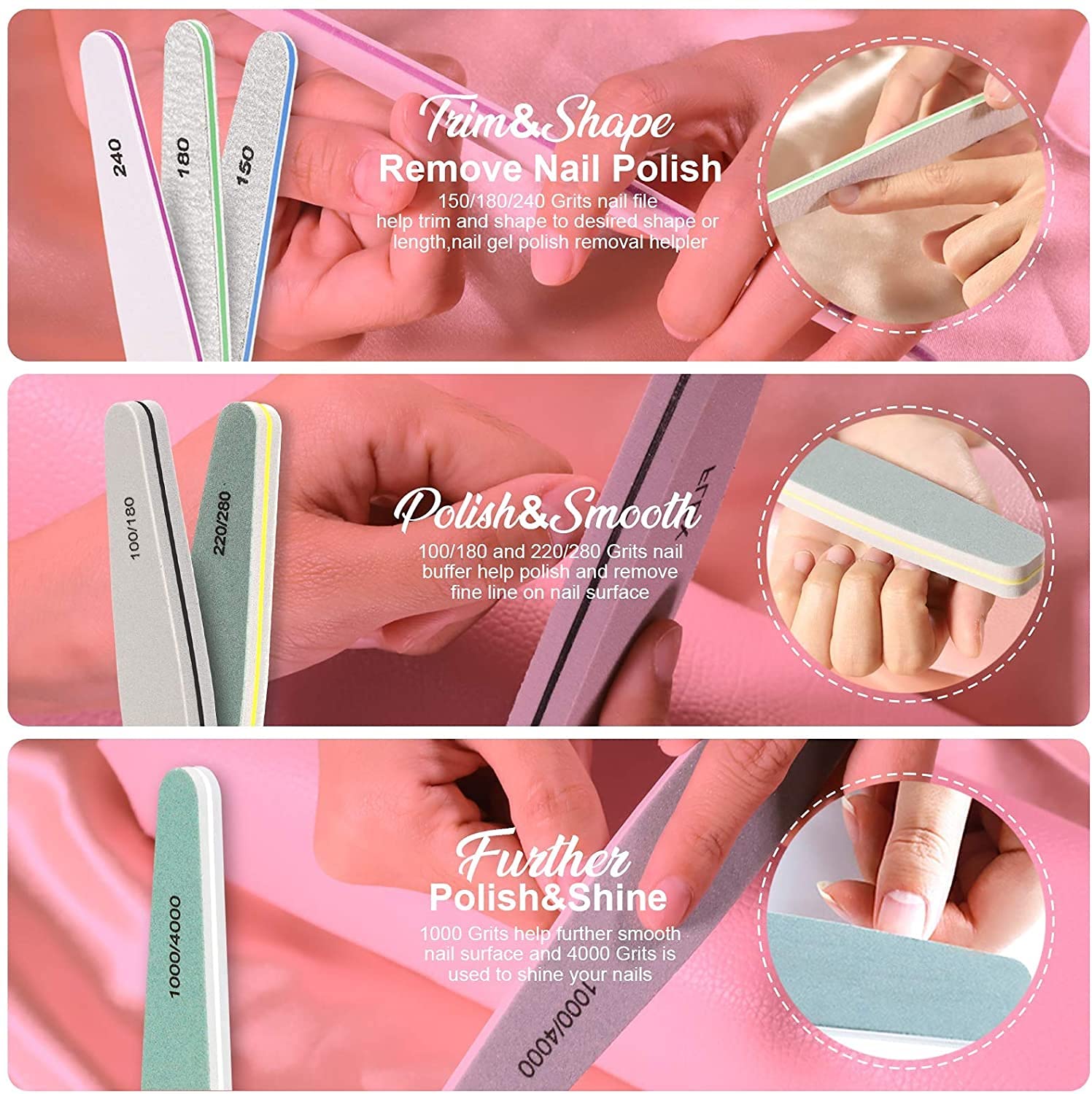 Nail Art Drill KIT Sminakh Professional Finger Toe Nail Care Electric Nail  Polishing Machine Manicure Kit