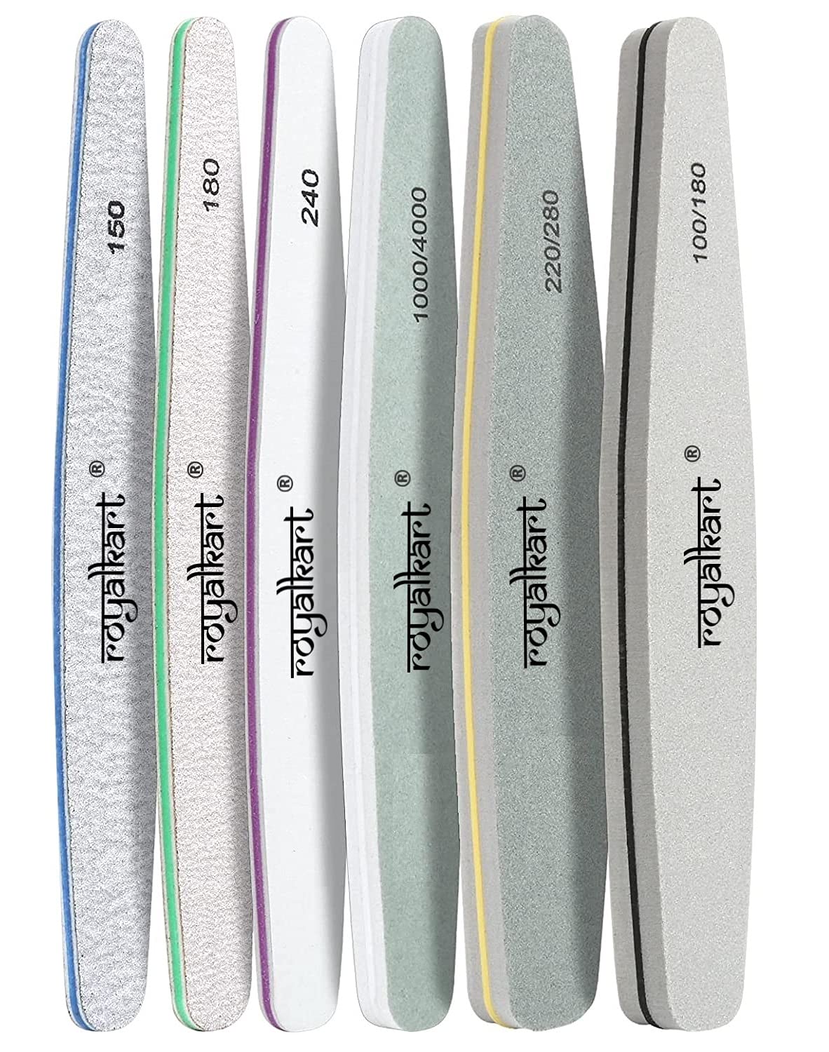 Professional Nail Filer Kit (Set of 6) Nail files & Buffers- #Royalkart#manicure set