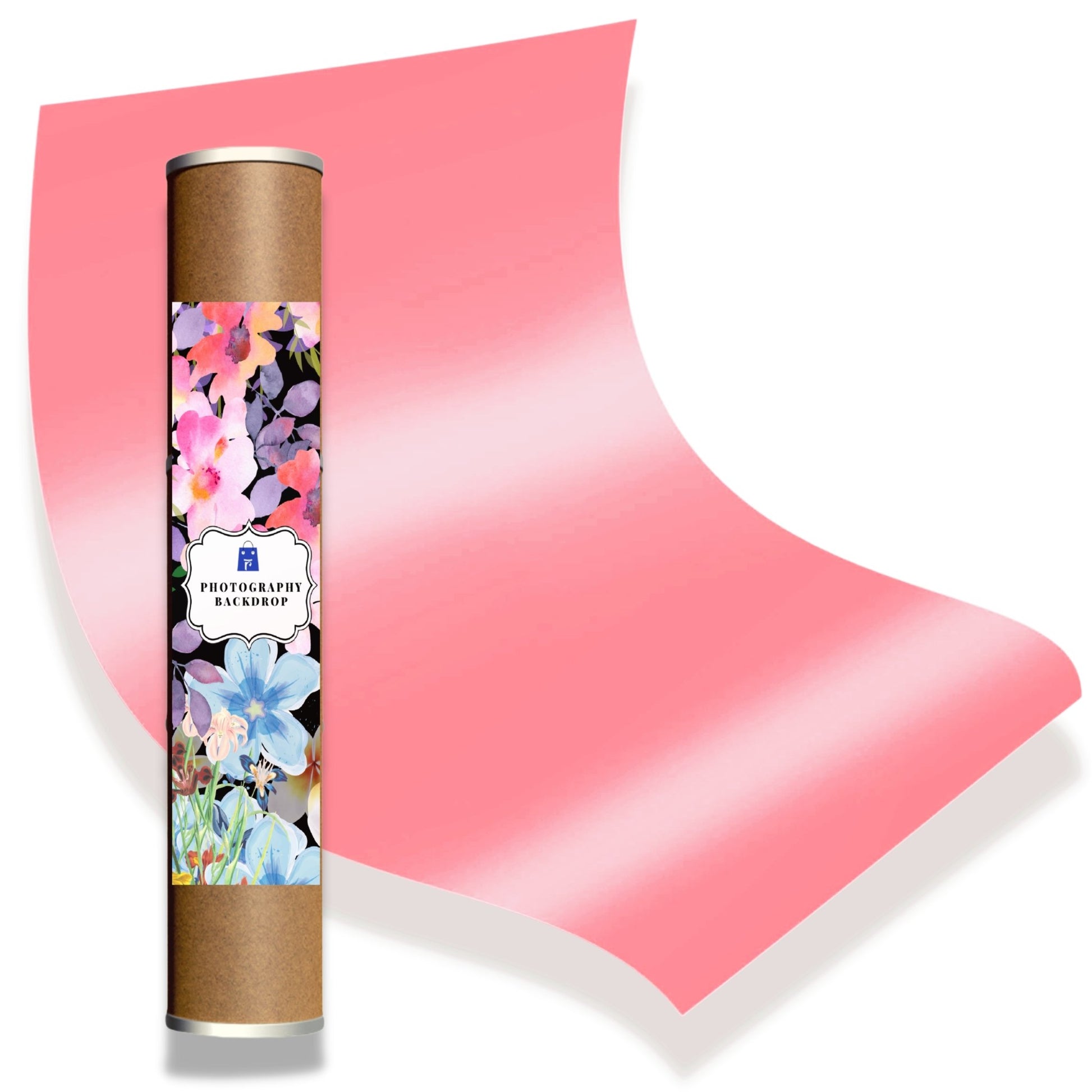 PVC Backdrops 4.5ft x 2.2ft For Product Photoshoots (Pink) PVC Solid Colors Backdrops- Royalkart - The Urban Store