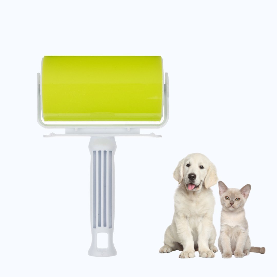 Reusable Sticky Picker Set Cleaner Lint Roller Pet Hair Remover Brush Lint Roller - Royalkarthair removal lint roller