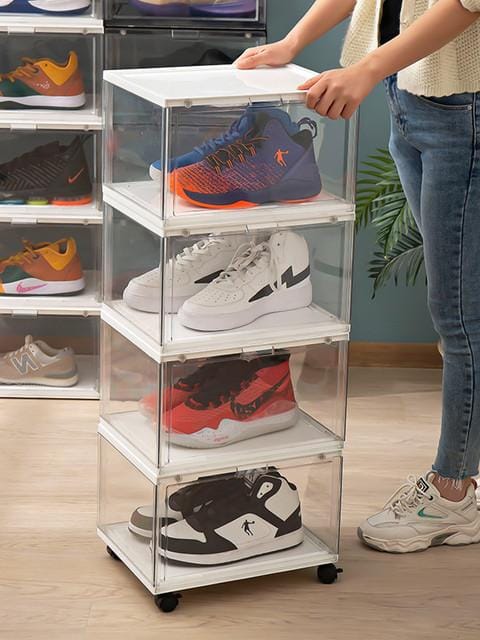 Shoe Crate For Sneakers- Black Shoe Storage- Royalkart - The Urban Store