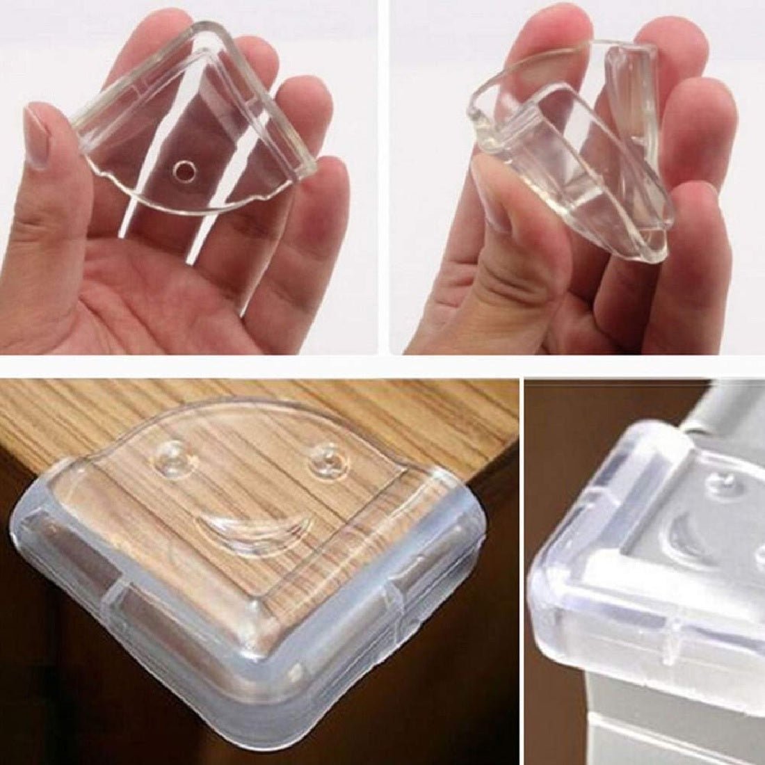 Silicone Corner Guards Protectors for Furniture Against Sharp Corners for Baby Safety Edge & Corner Guards - Royalkartsilicone bumper pads