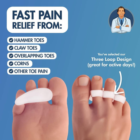 Buy Royalkart Gel Yoga Toe Separator  Instant Therapeutic Relief For Feet.  Fight Bunions, Hammer Toes & More (Silicone,Small) (Pair Of 2) Online at  Best Prices in India - JioMart.