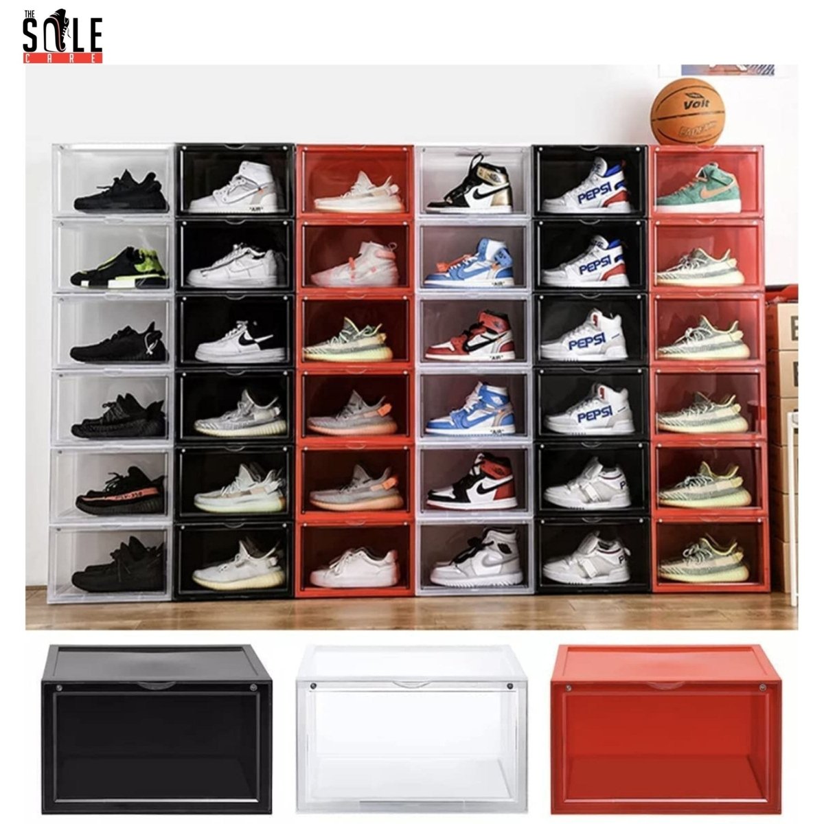 Stackable Shoe Crates for Organized Display Shoe Storage- #Royalkart#shoe crate