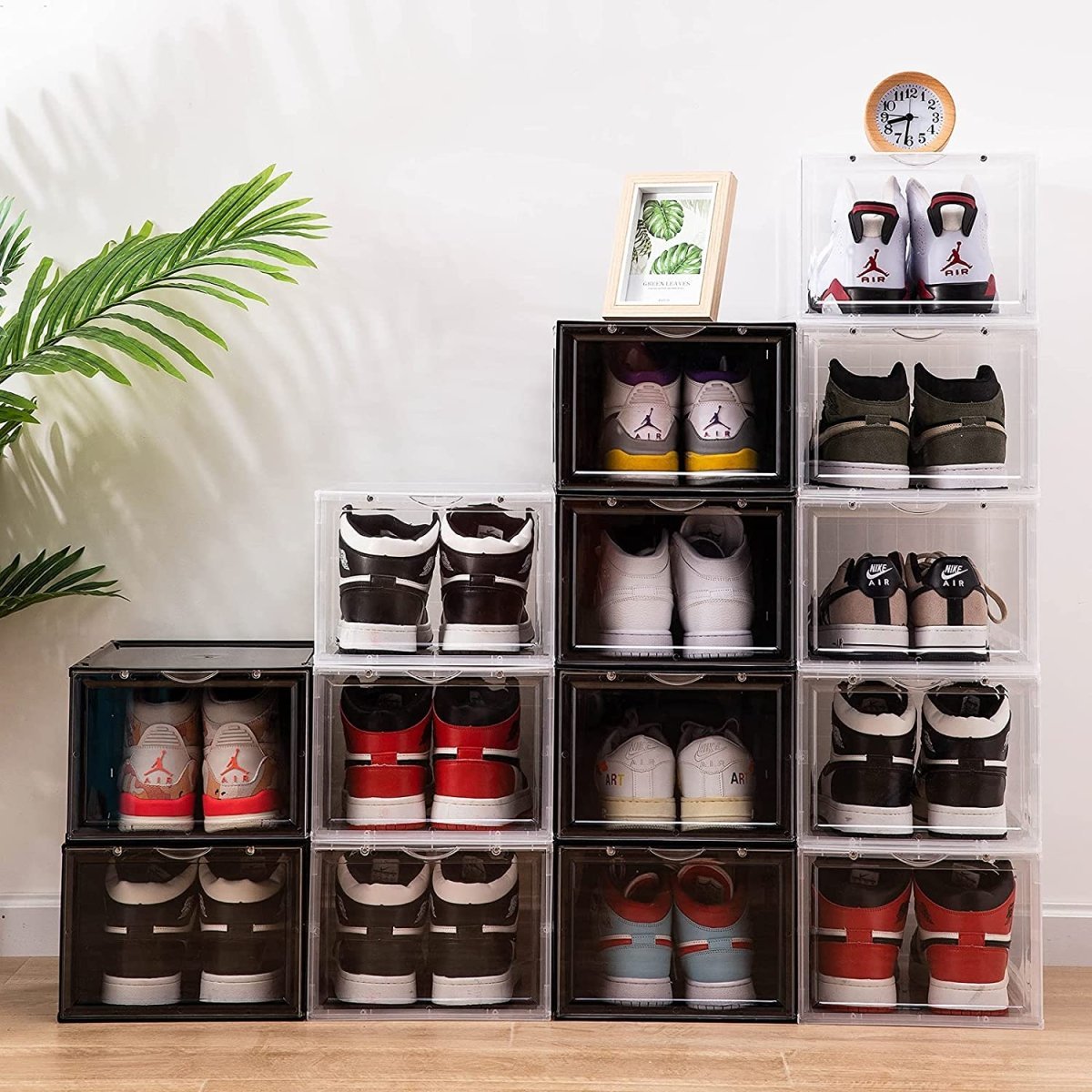 Stackable Shoe Crates for Organized Display Shoe Storage - Royalkartshoe crate