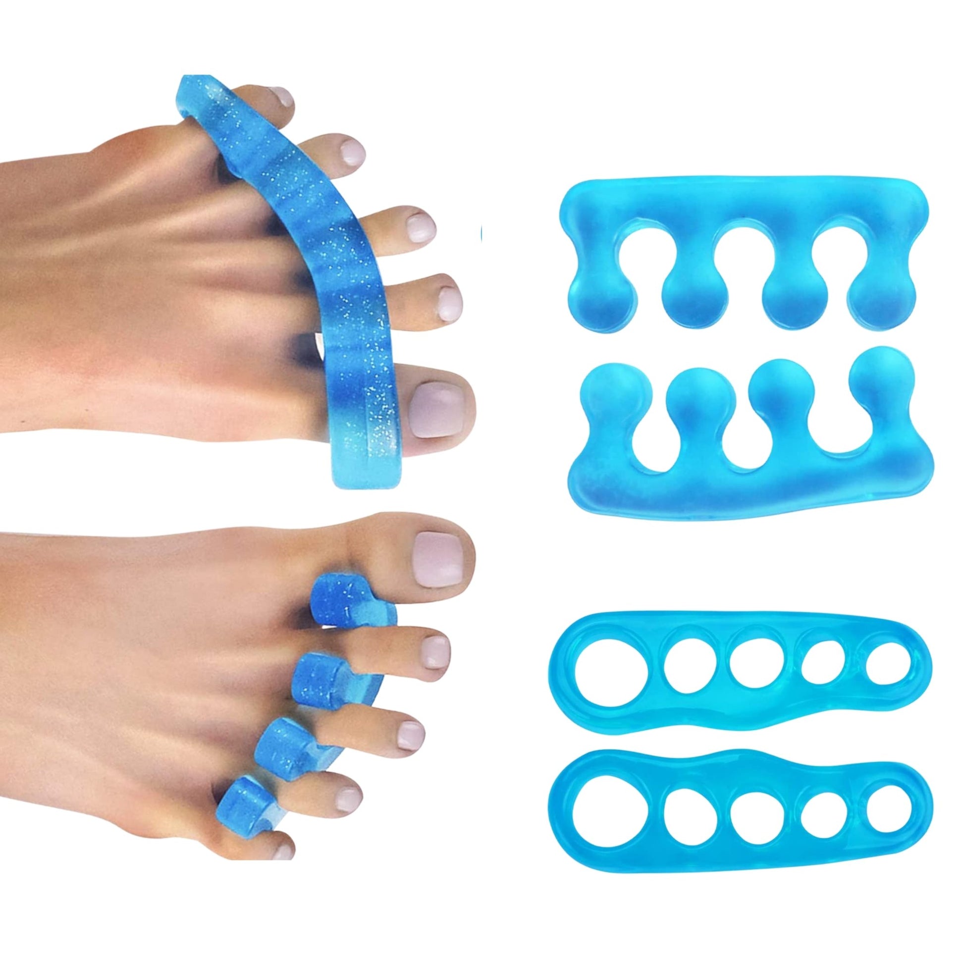The Sole Care Premium Toe Stretchers For Overlapping Toes/Bunions/Plantar Fascitis/Hammer Toes|Toe Stretchers & Loop Dividers For Unisex | Toe Spacers- Royalkart - The Urban Store