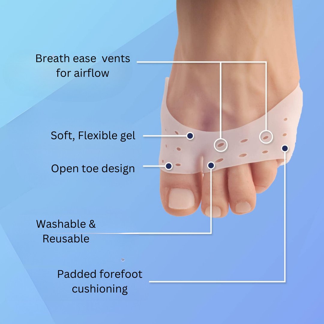 Metasail Buy Buy Toe Sleeve Metatarsal Pads for Ball of Foot Pain - Royalkart